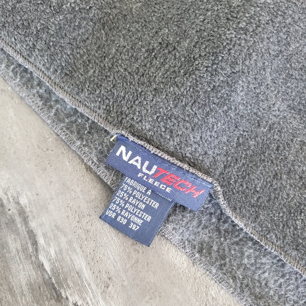 Grey | NAUTICA | NauTech Fleece Scarf